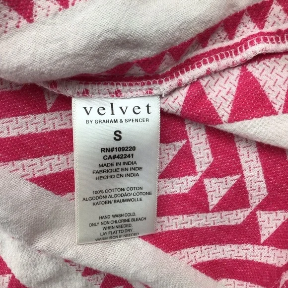 Velvet by Graham & Spencer Madelina Pink and white Mini Dress - Picture 6 of 13